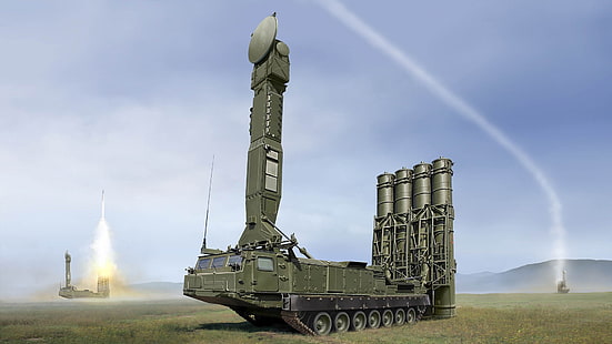 الدفاع ، نظام الصواريخ المضادة للطائرات ، AAMS AIR DEFENSE SV ، Antey-300V ، S-300V، خلفية HD HD wallpaper