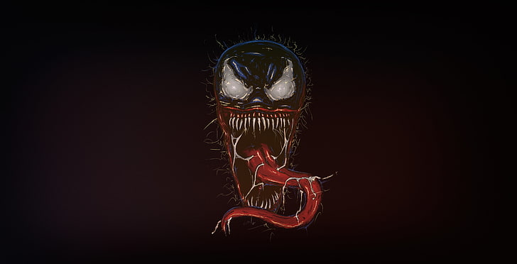 artwork, Venom, Spider-Man, HD wallpaper