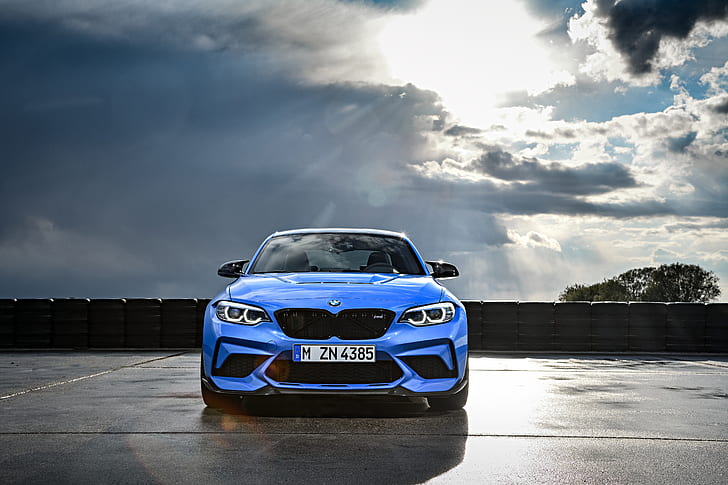 BMW, BMW M2, Blaues Auto, Auto, Luxusauto, Fahrzeug, HD-Hintergrundbild