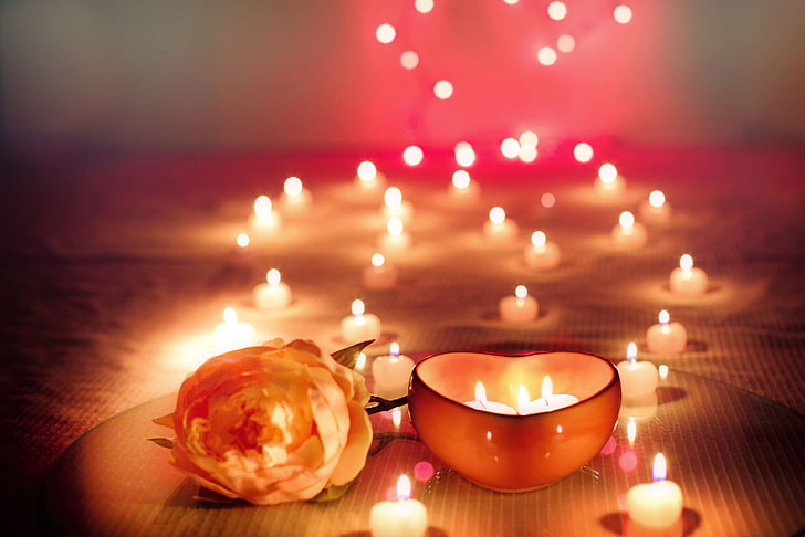Lit candles HD wallpapers free download | Wallpaperbetter