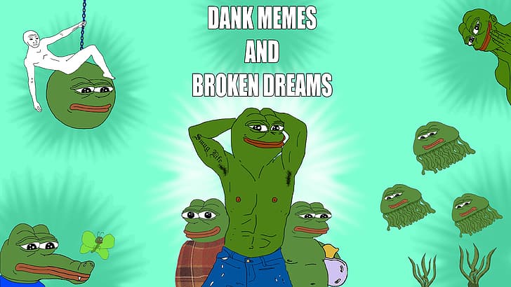 memes, Pepe (meme), groda, HD tapet