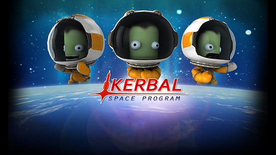 Program kosmiczny Kerbal, Program kosmiczny Kerbal, gry wideo, kosmos, astronauta, Tapety HD HD wallpaper