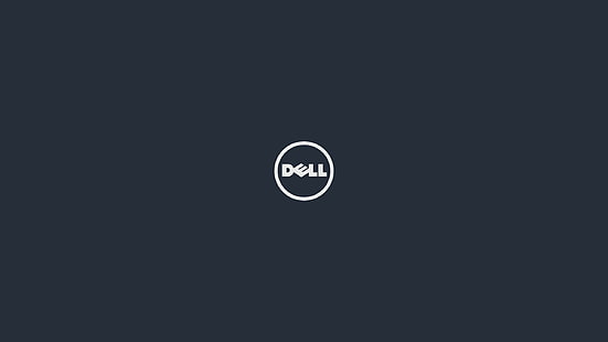 бренды, Dell, логотип, минимализм, HD обои HD wallpaper