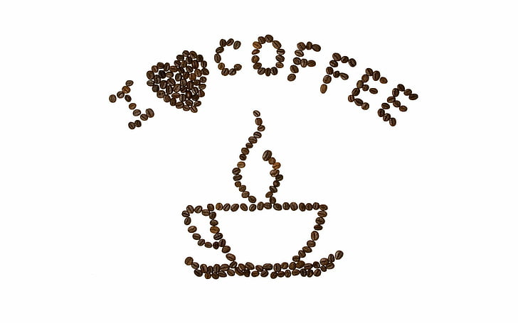 kopi, cangkir, minum, indah, alam, tanaman, biji, Wallpaper HD