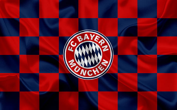 Piłka nożna, FC Bayern Monachium, emblemat, logo, Tapety HD
