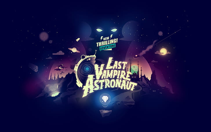 The Last Vampire Astronaut HD, last vampire astronaut poster, digital/artwork, the, last, vampire, astronaut, HD wallpaper