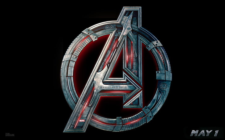 Logo Avenger, The Avengers, Avengers: Age of Ultron, Fond d'écran HD
