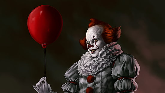 Film, to (2017), Clown, Creepy, Pennywise (It), Tapety HD HD wallpaper