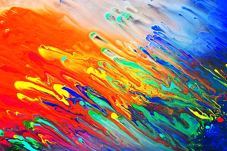 farben, farbenfroh, Abstraktion, flüssig, psychedelisch, trippy, trippy art, HD-Hintergrundbild HD wallpaper