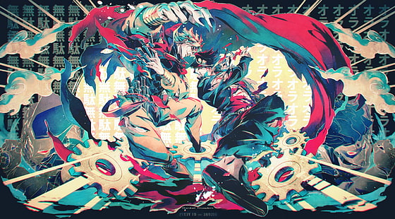 game digital wallpaper, JoJo's Bizarre Adventure, DIO, Jotaro Kujo, HD wallpaper HD wallpaper