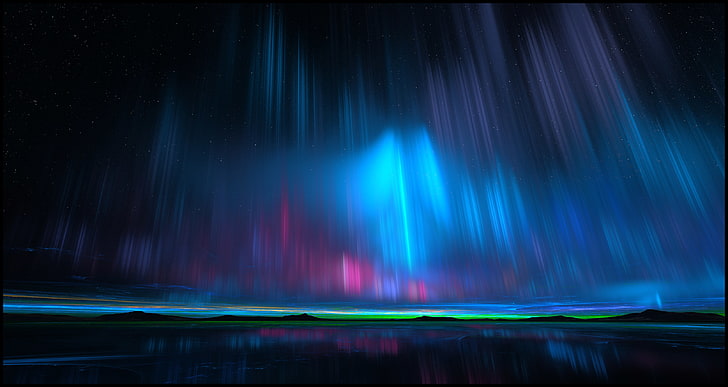 Northern lights, HD wallpaper