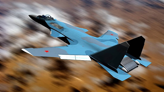 Cazas a reacción, Sukhoi Su-47, Fondo de pantalla HD HD wallpaper