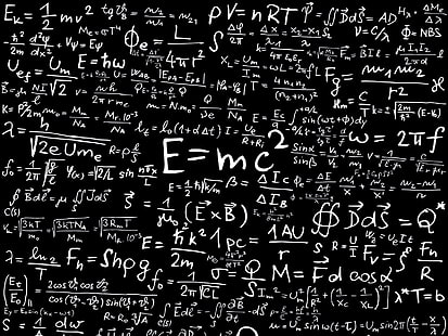 Rumus, rumus, fisika Albert Einstein, Wallpaper HD HD wallpaper