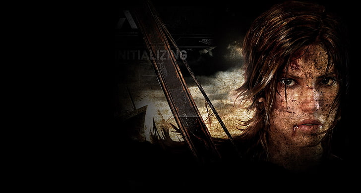 svart och brunt trähus, Tomb Raider, Lara Croft, videospel, HD tapet