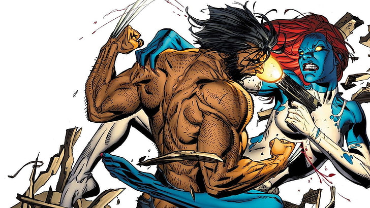 X-Men, Wolverine, Mystique (Marvel Comics), HD wallpaper