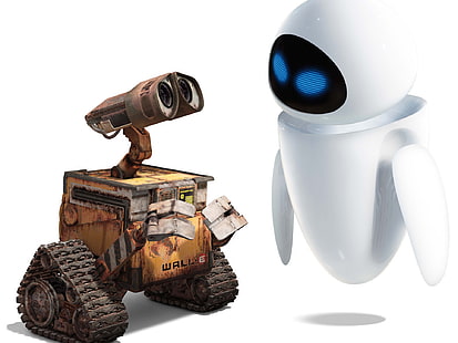 WALL-E робот Валли и Ева дружба, Робот Валли, Ева, дружба, HD обои HD wallpaper