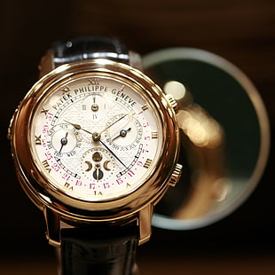 zegarek, Patek Philippe, luksusowe zegarki, Tapety HD HD wallpaper