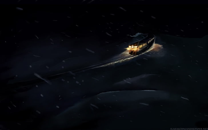 рисуване на лодка, 5 сантиметра в секунда, Макото Шинкай, HD тапет