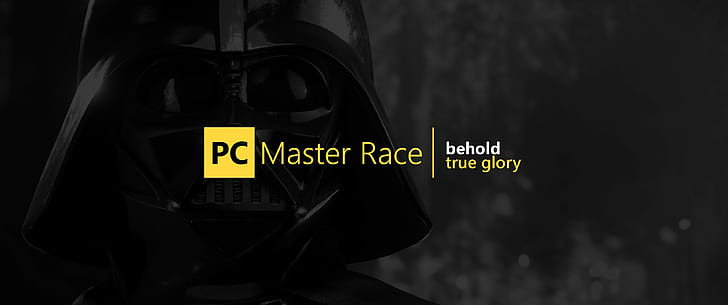 PC gaming, PC Master  Race, Darth Vader, HD wallpaper