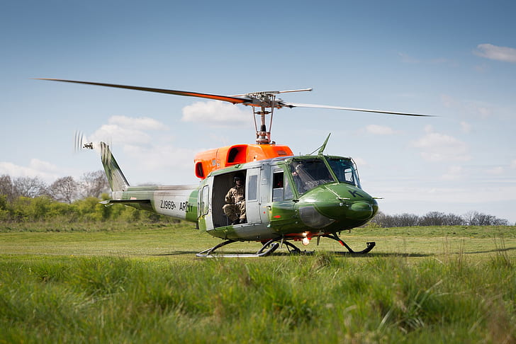 Flug, Hubschrauber, Landung, Amerikaner, der Aufstieg, Bell UH-1 Iroquois, HD-Hintergrundbild