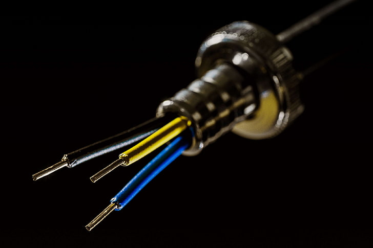 hitam, close up, koneksi, kabel listrik, makro, kabel listrik, isolasi kawat, kabel, Wallpaper HD