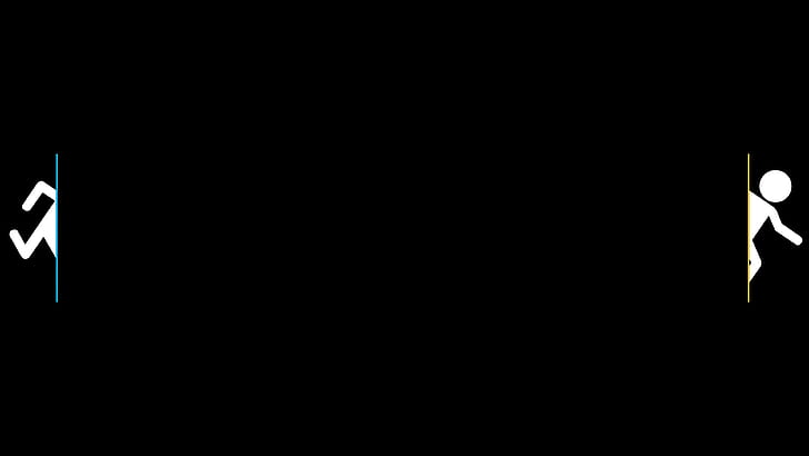 Videospielportal schwarzer Hintergrund, HD-Hintergrundbild