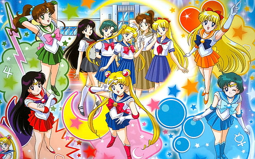 Sailor Moon Anime HD Desktop Wallpaper 12, วอลเปเปอร์ดิจิตอล Sailor Moon, วอลล์เปเปอร์ HD HD wallpaper