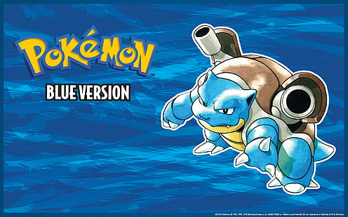 videospel, Pokémon First Generation, Pokémon, Blastoise, HD tapet HD wallpaper