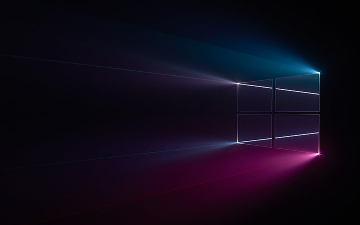 Logo Windows 10 blu rosa scuro 2017 di alta qualità .., Sfondo HD