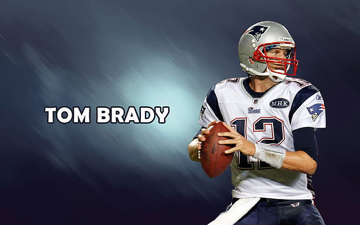 Tom Brady New England Patriots, tom brady, vatanseverler, nfl, HD masaüstü duvar kağıdı