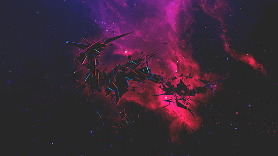 kosmische Tapete, Raum, Galaxie, abstrakt, HD-Hintergrundbild HD wallpaper