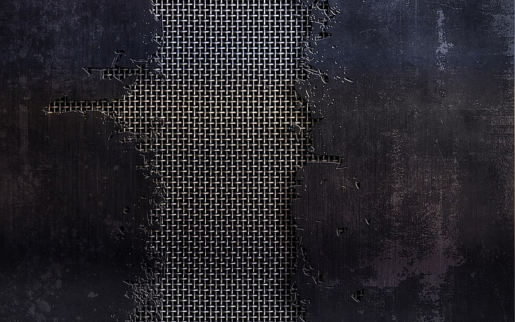 estrutura de arame, padrão, aço, abstrato, HD papel de parede