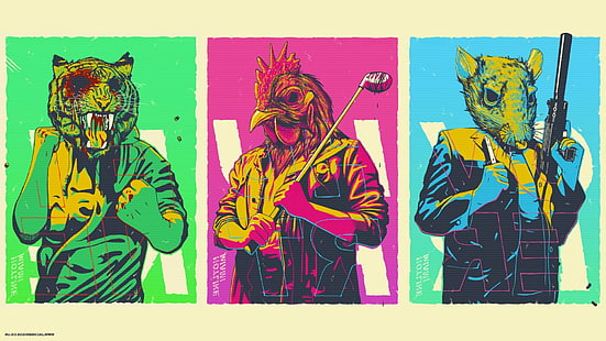 Hotline Miami, gry wideo, Tapety HD HD wallpaper