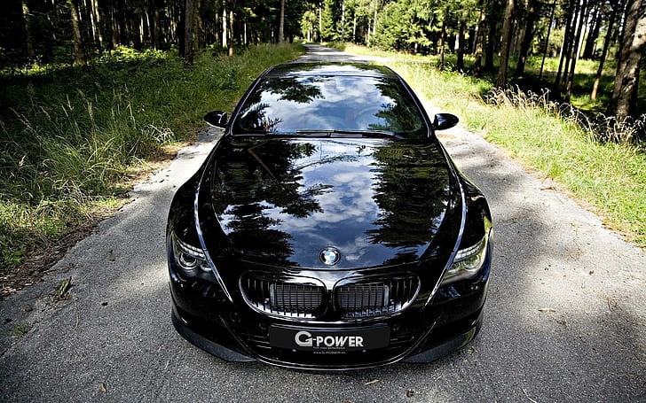 G-Power BMW M6 Hurricane RR, black g power car, cars, 1920x1200, bmw m6, g-power, HD wallpaper