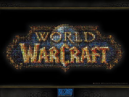 World of Warcraft Mosaic Warcraft - Wallpaper Mosaik Video Game World of Warcraft Seni HD, wow, dunia warcraft, warcraft, Mosaic, Wallpaper HD HD wallpaper