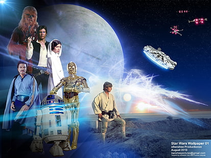 star wars c3po r2d2 ลุคสกายวอล์คเกอร์แครีฟิชเชอร์ฮันโซโลชิวแบ็กก้า leia organa lando calrissian har Cars Ford HD Art, Star Wars, C3PO, Luke Skywalker, Han Solo, Carrie Fisher, R2D2, วอลล์เปเปอร์ HD HD wallpaper
