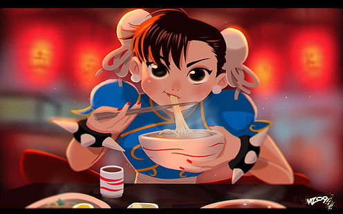 illustration, Chun-Li, Street Fighter, HD wallpaper HD wallpaper