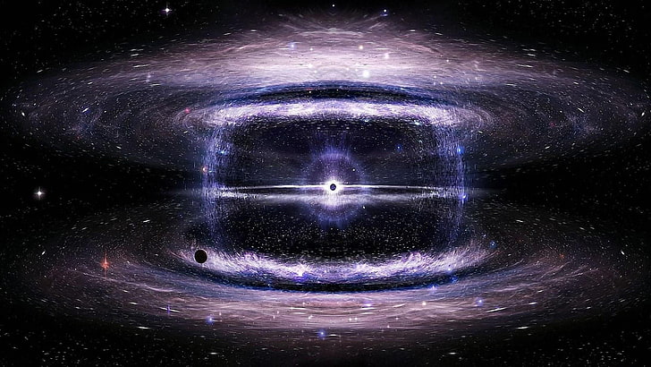 블랙홀, 코스모스, 별, 우주, HD 배경 화면