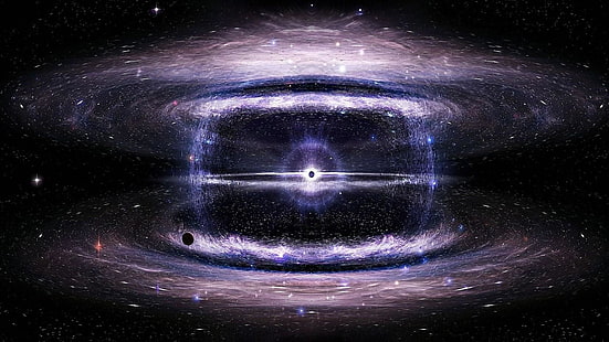 lubang hitam, kosmos, bintang, alam semesta, Wallpaper HD HD wallpaper