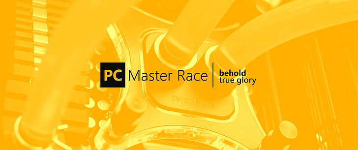 PC Master Race, game PC, pendingin cair, Wallpaper HD