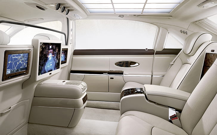 Luxury Maybach Interior, HD wallpaper