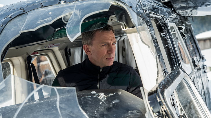 Klip filmowy Agent 007, Spectre, Najlepsze filmy 2015, film, Daniel Craig, Tapety HD