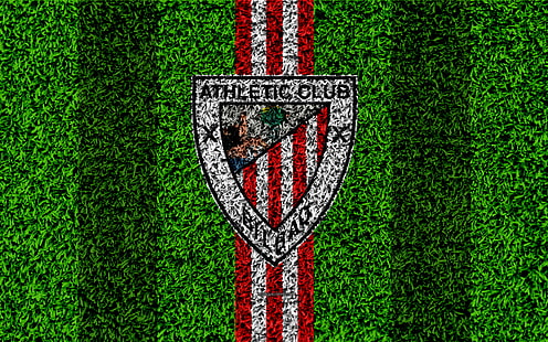 Fútbol, ​​Athletic de Bilbao, emblema, logotipo, Fondo de pantalla HD HD wallpaper