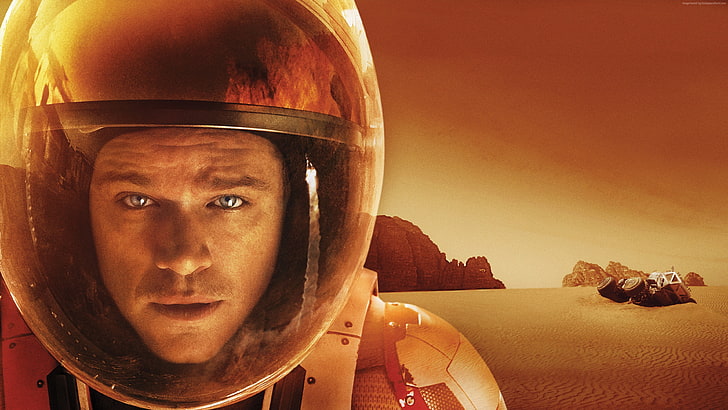 Matt Damon, The Martian, HD wallpaper