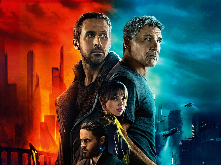 Movie, Blade Runner 2049, Ana de Armas, Harrison Ford, Joi (Blade Runner 2049), Officer K (Blade Runner 2049), Rick Deckard, Ryan Gosling, HD wallpaper