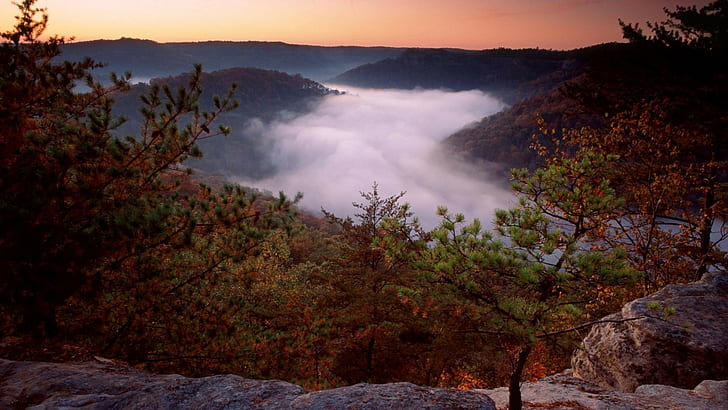 Red River Gorge is a canyon system on the Red River in east-central Kentucky. Geologically, it is part of the Pottsville Escarpment, HD wallpaper