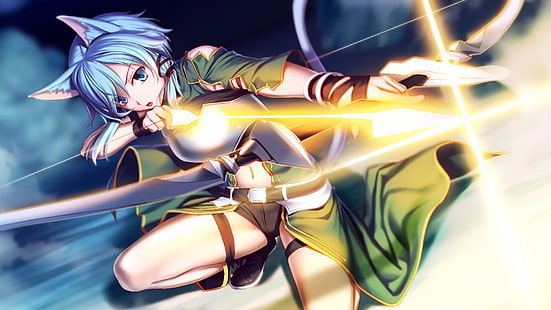 Schwertkunst Online, Anime, Anime Girls, Asada Shino, HD-Hintergrundbild HD wallpaper