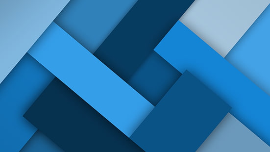 illustrazione blu e bianca, minimalismo, arte digitale, semplice, Sfondo HD HD wallpaper