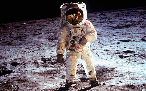 60-те аполон Оригинална лунна разходка Space Moons HD Art, НАСА, Космос, Луна, 60-те, аполон, HD тапет HD wallpaper