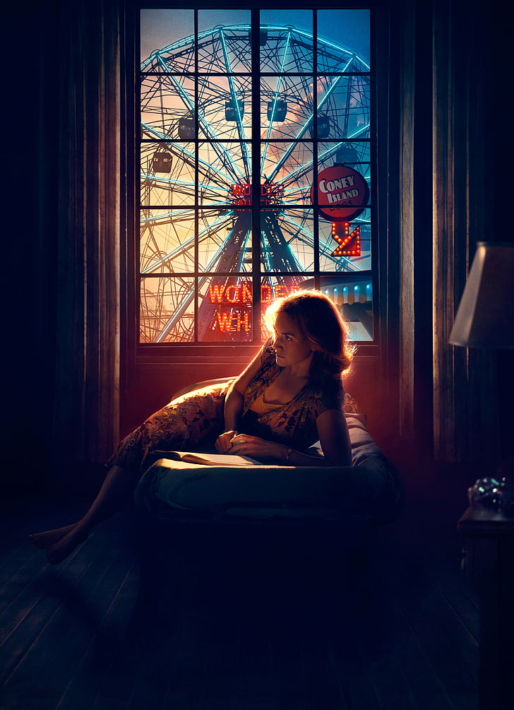 Wonder Wheel, Kate Winslet, 4K, 2017, Wallpaper HD, wallpaper seluler